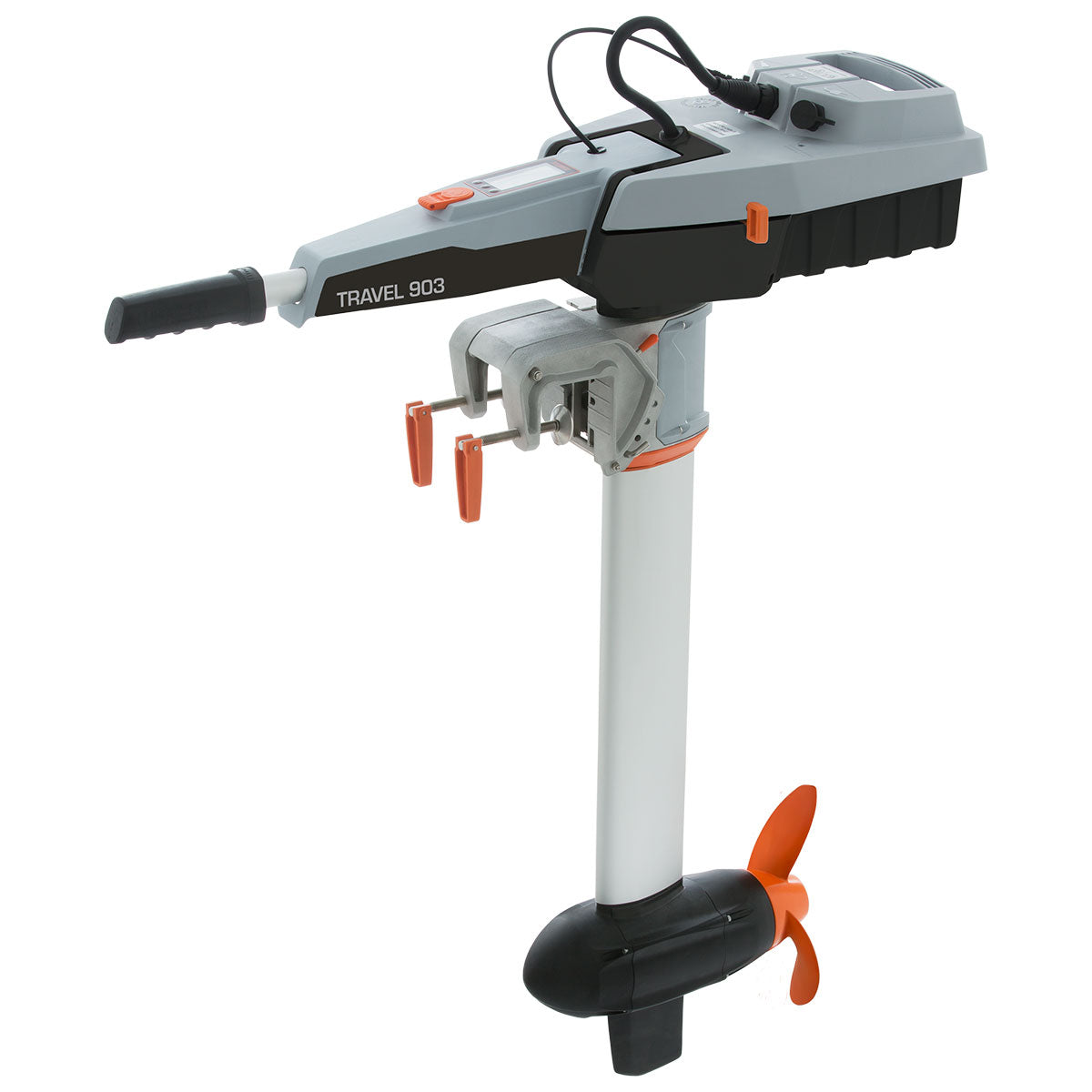 TORQEEDO Elektrischer Außenborder Travel 903 S - 2,5 PS Elektromotor, emissionsfreier Antrieb, 915 Wh Lithium-Ionen-Batterie - 62,5 - 75 cm Schaftlänge (Optional mit Zubehör)
