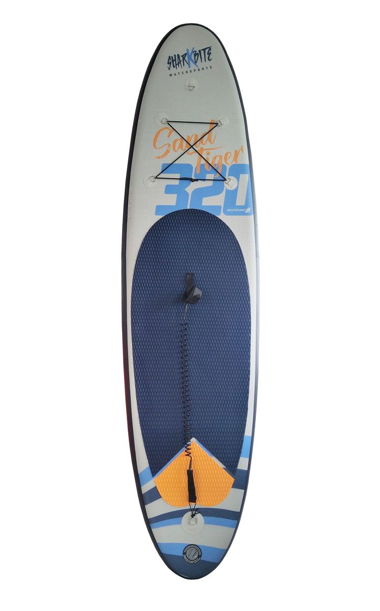 Standup Paddleboard SUP 320 FAMILY Sandtiger, aufblasbar, ideal für Familie, SUP Anfängerfreundlich