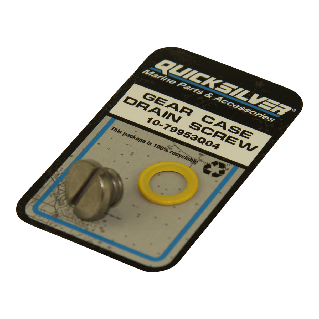 Quicksilver Ablassschraube Getriebegehäuse unmagnetisch, Ersatzteil, inkl. Dichtung für Mercury Marine