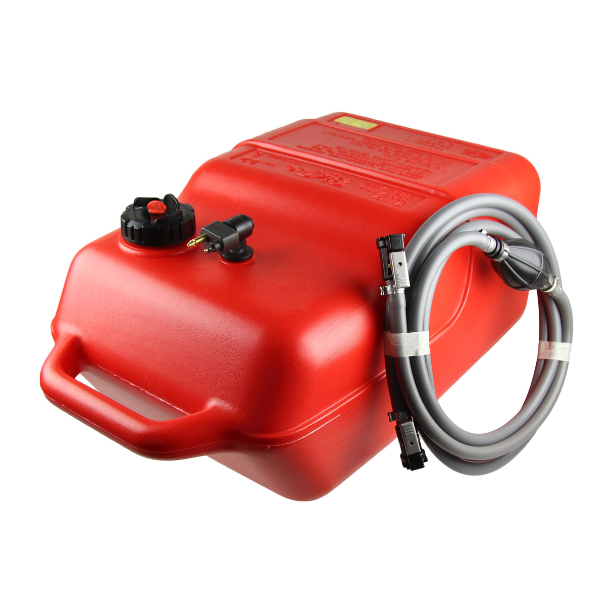 Yamaha Kraftstofftank rot mit 3m Schlauch, ISO-zertifiziert, Chemiebeständiges HDPE - 11.3 - 30 Liter (Optional mit Schlauch)