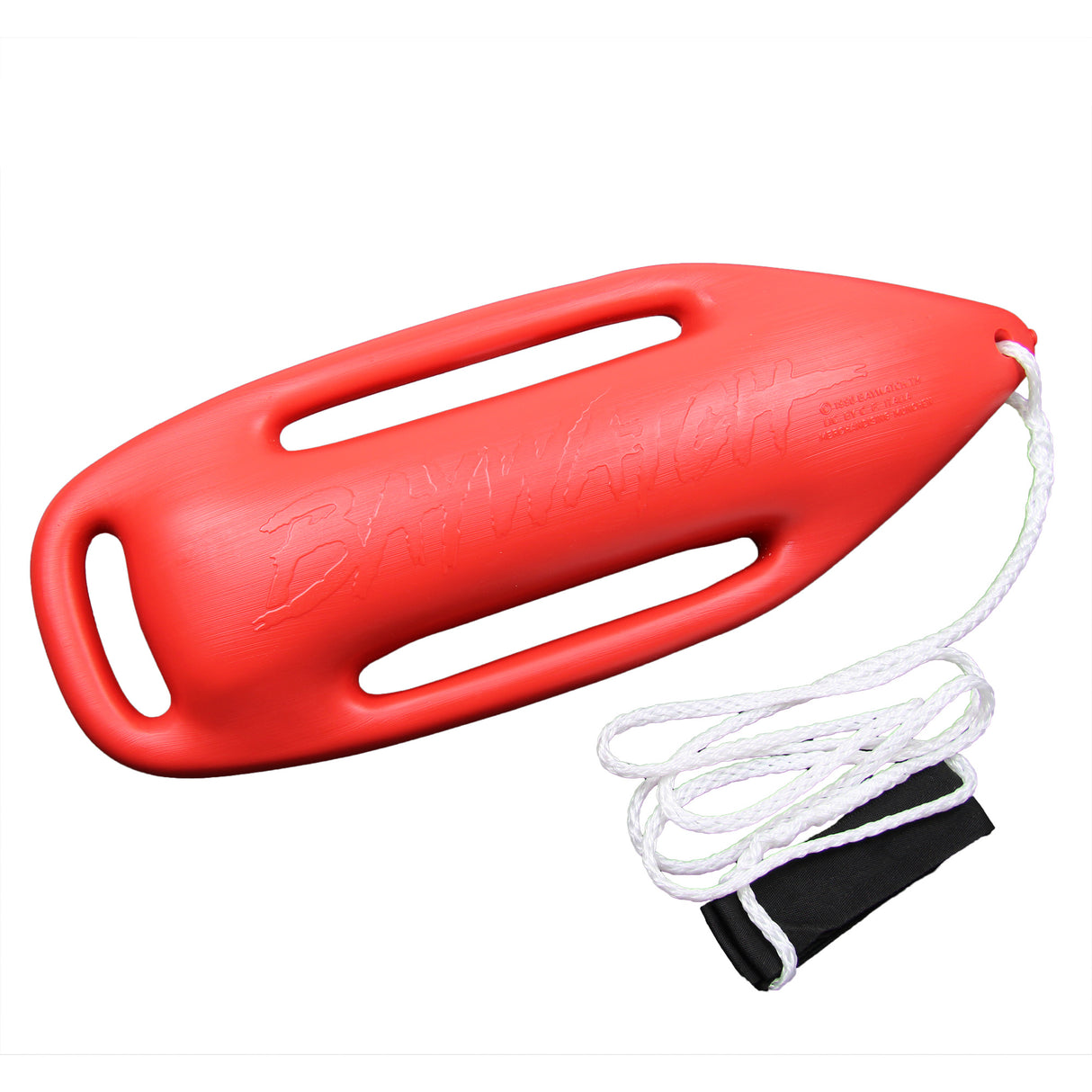 Rettungsboje Baywatch mit Schaumkern, Lebensrettungsboje, inkl. Leine und Schultergurt