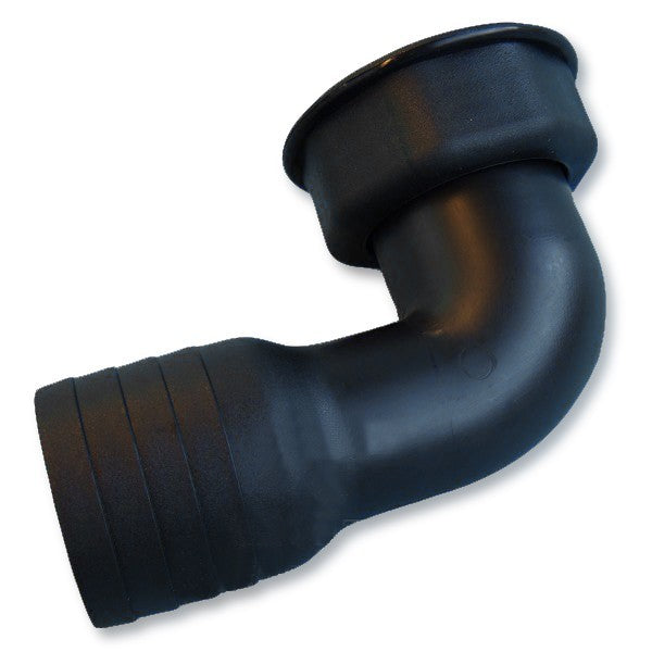 Anschlussgarnitur Tank 90° für 50mm Schlauch, Tankanschluss, passend für Kraftstofftank