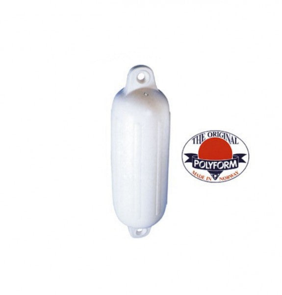 Polyform Fender 58,5 cm x 17 cm, Bootskissen, stabiles Auge für Fenderleine, integriertes Rückschlagventil, horizontal und vertikal nutzbar