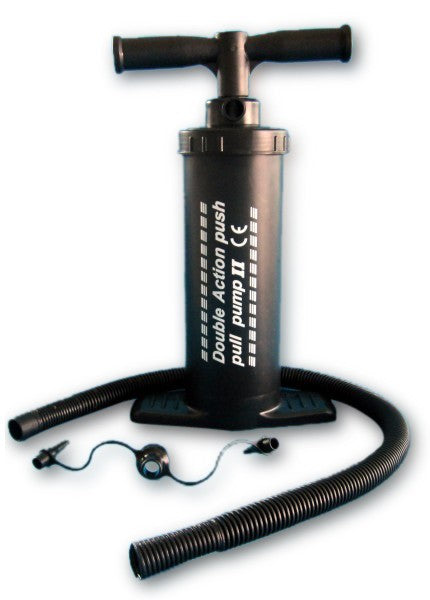 Handluftpumpe 6L, Luftpumpe, 400 mbar Maximaldruck, Schlauch mit Adapterstücken