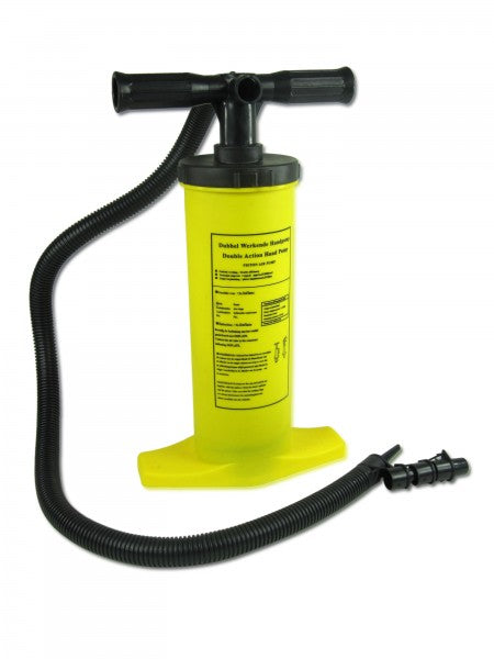 Handluftpumpe 3L Hubraum, Luftpumpe, max. 1 bar, inklusive Adapterstücke und Bajonettventil
