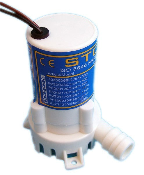Bilge pump 12V ISO 8849 certified, water pump, acid and petrol resistant
