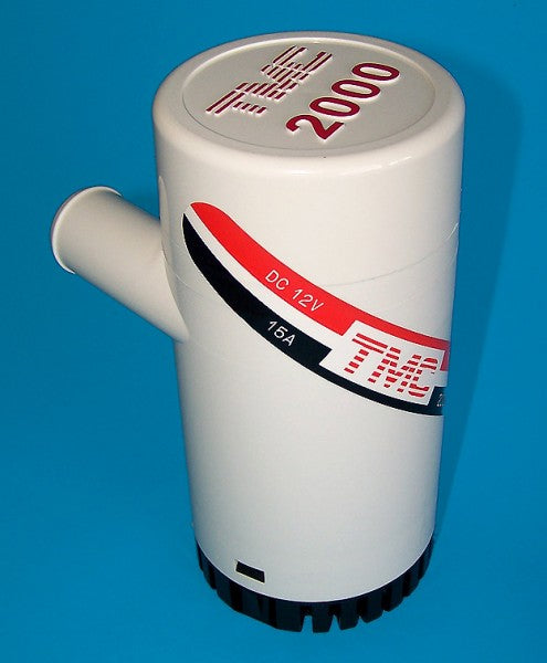 Bilge pump 12V high-performance pumping capacity 7560L/h, water pump, shock-resistant material, acid and petrol resistant