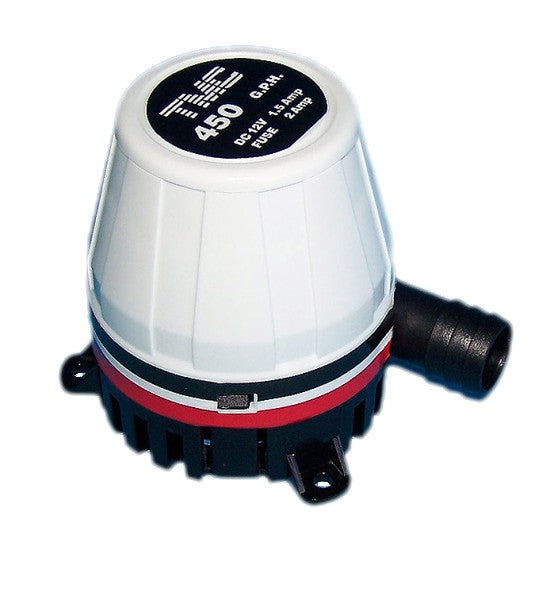 Bilge pump 12V 1700L/h acid and petrol resistant, water pump, shock-resistant material