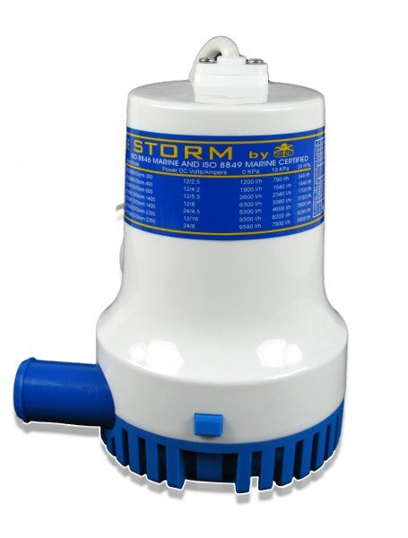 Bilge pump 12V High flow rate 9300L/h, water pump, acid and petrol resistant