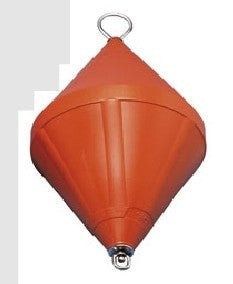 Verankerungsboje verz. Stahl mit Stange und Augen, Boje, Auftrieb 58 kg