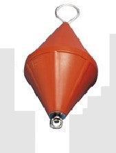 Verankerungsboje aus verzinktem Stahl Ø 320 mm, schwimmendes Sicherheitsgerät mit Stange und Augen, Auftrieb 18 kg
