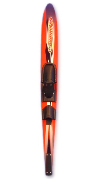 WILLIAMS Slalom Wasserski 168 cm lang, Wassersport Ski für Anfänger & Fortgeschrittene, leicht verstellbare Bindungen