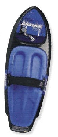 Quicksilver Kneeboard Roto-Moulded, Kniebrett, Hochfestes Schaumkniepolster & Frontrinnen, 140x50 cm, 2 Jahre Garantie