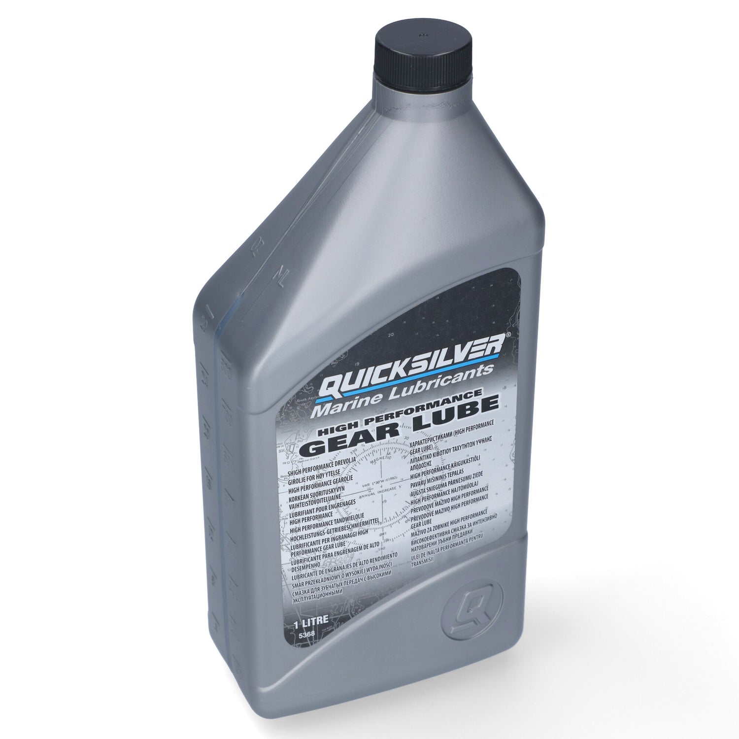Quicksilver Getriebeöl 1L, SAE 90 Hochleistungs-Getriebeschmiermittel für Mercury MerCruiser Z-Antriebe & Außenborder, Schutz vor Verschleiß und Korrosion
