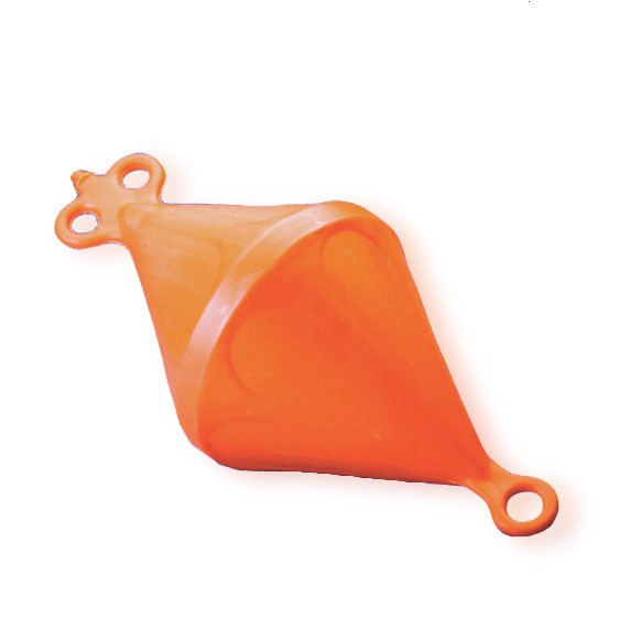 Doppelspitzboje 15L orange, Boje, 320 mm Durchmesser 800 mm hoch