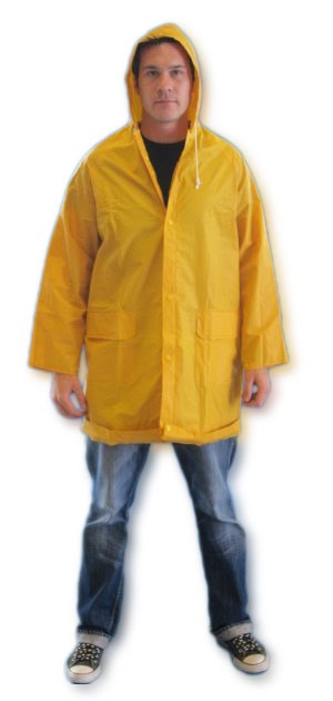 Regenjacke Wasserdicht XXL, Regenmantel, PVC Material & Verschweißte Nähte