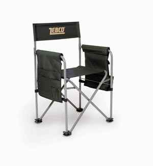 Zebco Angelstuhl mit Multifunktions-Taschen, Faltklappstuhl, superrobuster Rahmen, strapazierfähiger Bezug, nur 4,5 kg
