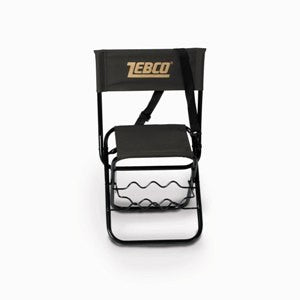 Zebco Angelstuhl Klappbar, Anglerstuhl mit Rutenanlage für 3 Ruten, Oxford 620D Nylon