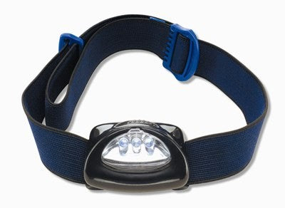 Zebco LED Kopflampe 5 LED, Stirnlampe, stromsparend und leicht