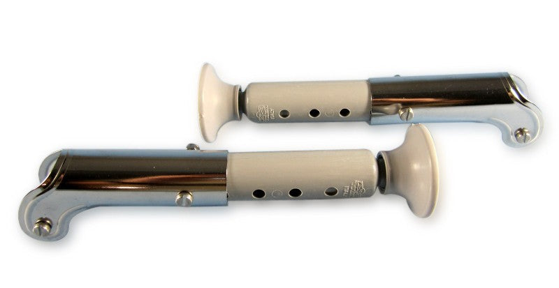 Abstandshalter für Badeleiter, verstellbar 15–20 cm, Rohrmontage Edelstahl 25 mm, robust & rostfrei