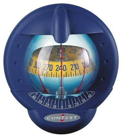 Plastimo compass, double-sided reading, marine compass, mounting for straight bulkhead, color selectable
