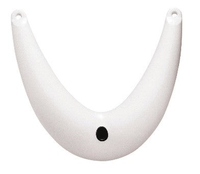 Bow fender white, boat protection, for continuous line