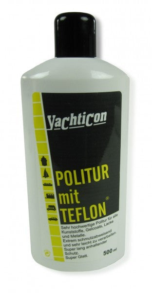 Yachticon Polish PTFE, premium boat polish, cleans and seals, with UV protection 500ml