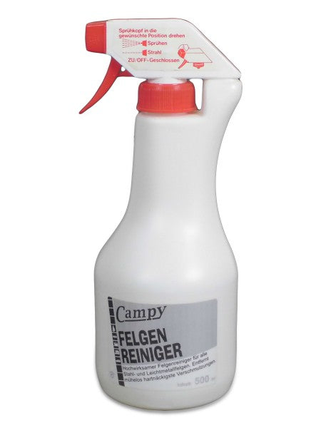 Yachticon rim cleaner, highly effective for steel and alloy rims, wheel care, removes burnt-on brake dust, 500ml