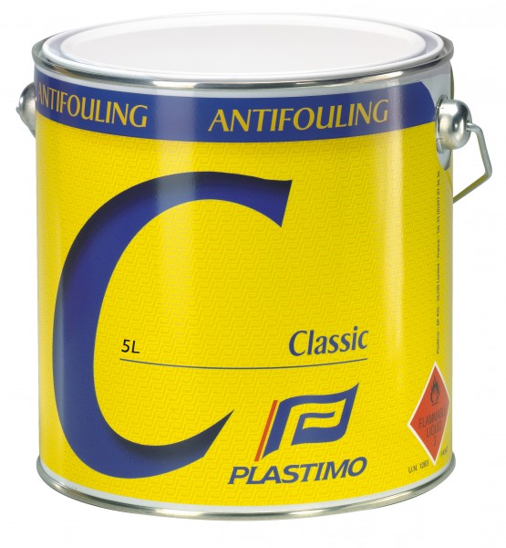 Antifouling Classic self-polishing antifouling dark blue 5L, protective coating for boats, effective fouling protection up to 40 knots