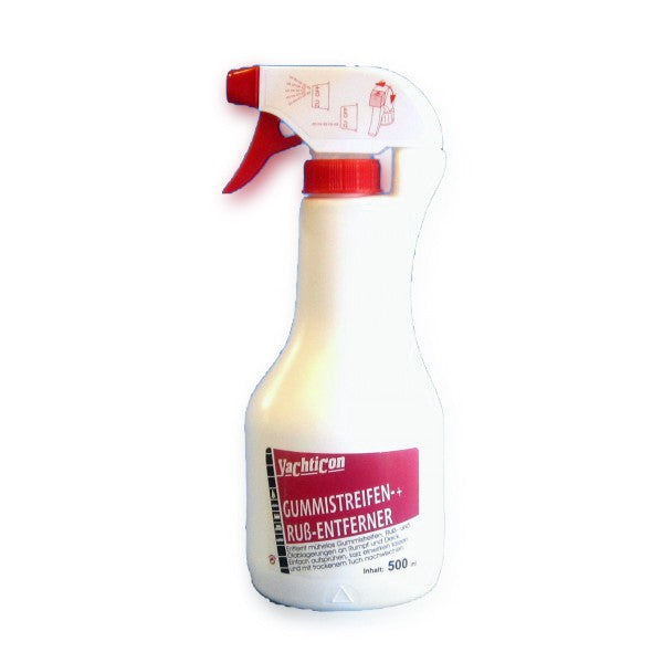 Yachticon Rubber Strip and Soot Remover 500ml, cleaner for hull and deck, effortless removal of oil and tar, suitable for all materials