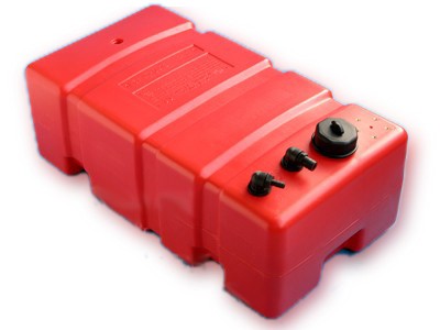 Kraftstofftank 42L Eltex Benzin Diesel Pflanzenöl, Treibstoffbehälter, vorbereitet für Füllstandsanzeige