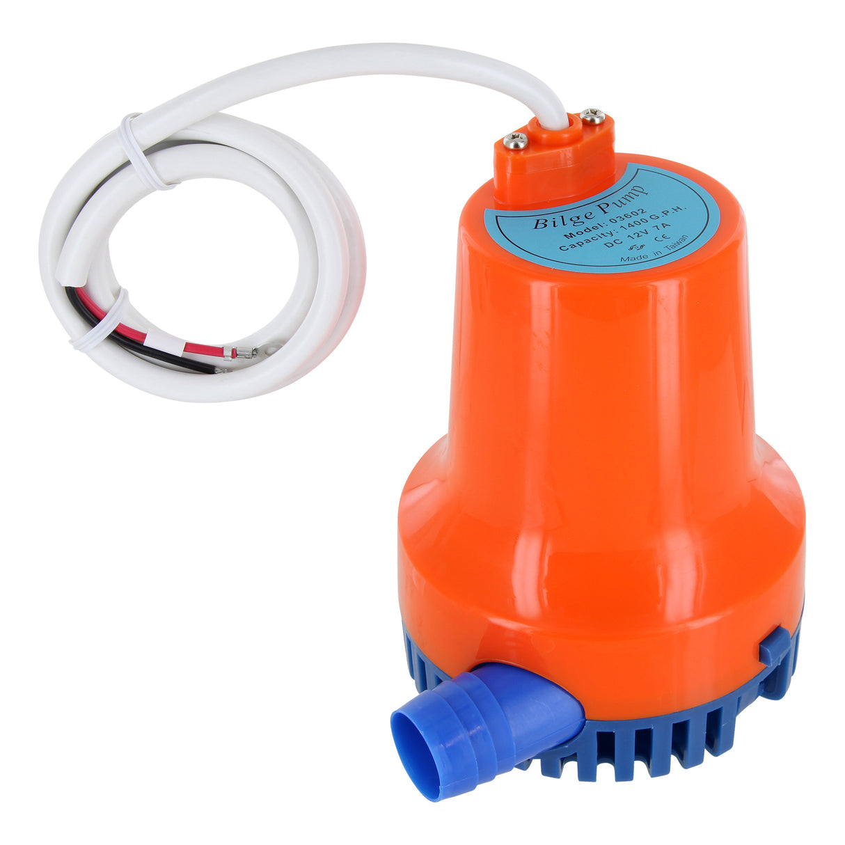 Bilge pump 24V 4800L/h with high performance, water pump, shockproof and chemical resistant - 600 - 4800 L/h