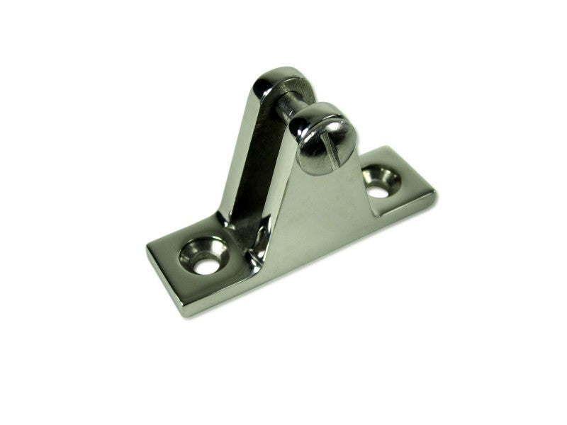 Bimini bracket made of stainless steel, highly polished, mounting bracket, including locking bolt Ø 6 mm
