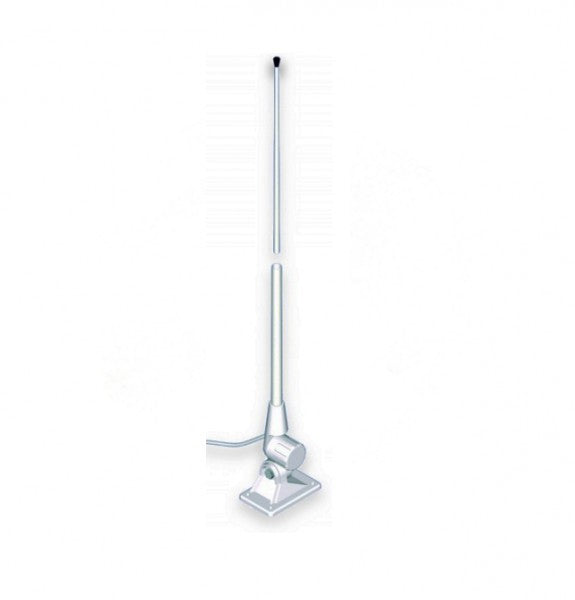 Funkantenne VHF Glasfaser 165 cm, Funkantenne, 3dB Antennengewinn USP: Gelenkbasis aus hochwertigem Nylon
