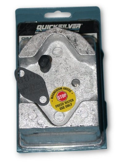 Magnesium anode for Mercruiser freshwater drive, marine protection anode, original spare part with mounting material