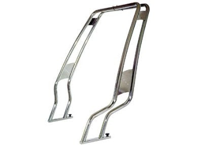 Geräteträger Edelstahl Rohrdurchmesser 40 mm, Bootshalterung, verstellbar für Glasfaserboden