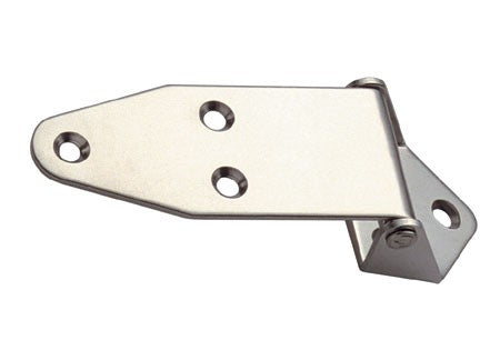 Offset Basso Scharnier Edelstahl hochglanzpoliert 137 x 40, Türband, rostfrei