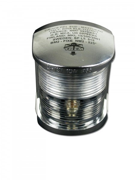 Croce del Sud Topplicht verchromt UV-beständig Polycarbonat LED Navigationsleuchte, energiesparend IP56 wasserdicht