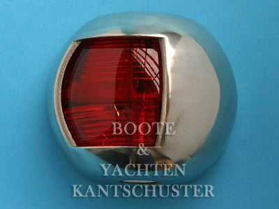 Orsa Minore Backbordlaterne Edelstahl LED, Schiffsleuchte, wasserdicht nach IP 56, energiesparend