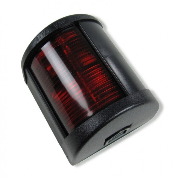 Croce del Sud Backbordlaterne Schwarz LED, Navigationslicht, UV-beständig, wasserdicht IP56, energieeffizient