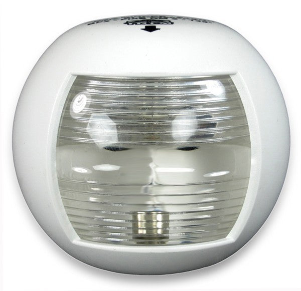 Hecklaterne LED Weißes Gehäuse UV-beständig, Bootsbeleuchtung, Energieeffizient und Wasserdicht