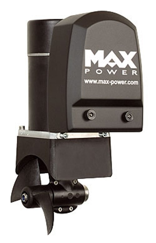Max Power bow thruster 12V, cross-flow rudder, patented composite gear, maintenance-free