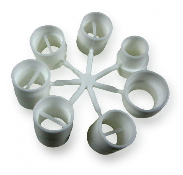 Adaptersatz Luftpumpe 7-teilig, Ventiladapter Kunststoff, passend für alle gängigen Schlauchbootventile