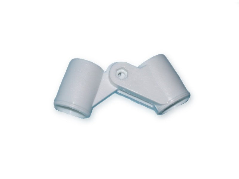 Joint plastic for pipe up to 22mm black, pipe connection, for attachment to handrails and railings