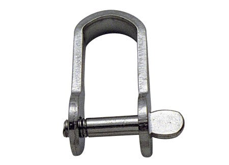 Flachschäkel Edelstahl herausnehmbarer Bolzen, gerader Schäkel, Größe wählbar