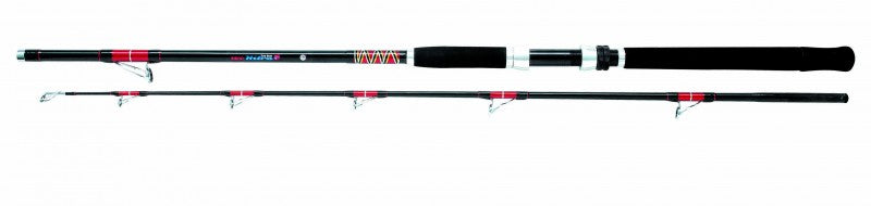 Rhino Angelrute Xtra Hitra Boat, zweiteilig 2,10 m, Rute für Tiefenangeln, Kraftmaschine