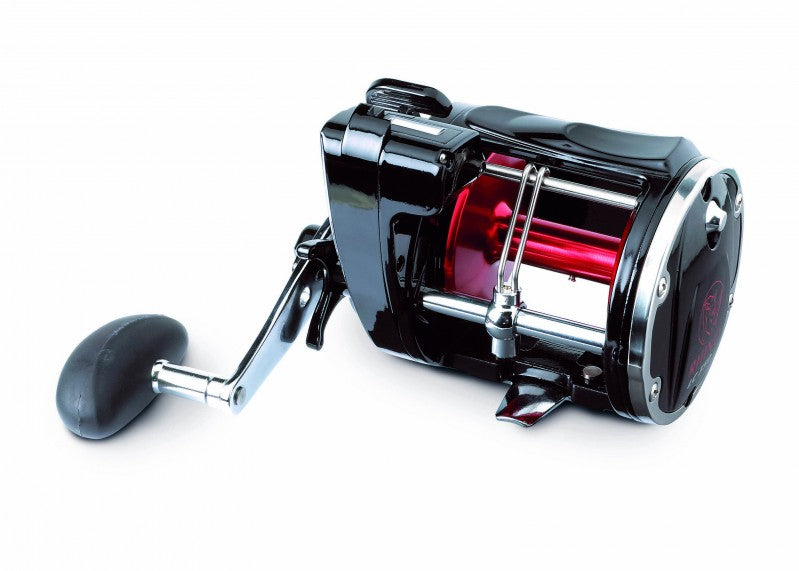 Rhino Multirolle mit Zählwerk 3 Kugellager, Angelrolle, optimal für Schlepp- und Meeresangeln