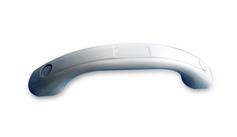 Plastic handle length 250 mm, door handle, light grey 60 mm high