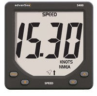 AdvanSea Geschwindigkeitsmesser Wassergeschwindigkeit bis 111 km/h, Boot Tachometer, mit Alarmfunktion