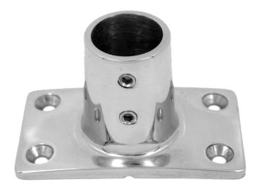 Railing foot 90° stainless steel A4 22 mm, railing foot bracket, robust and durable